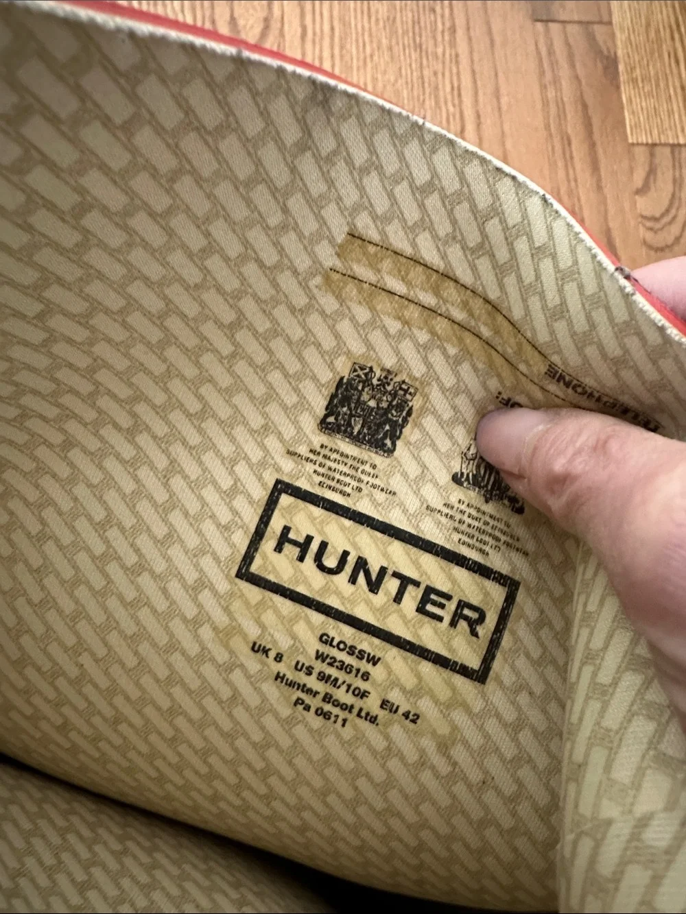 Hunter Red Gloss Tall Rain Boots